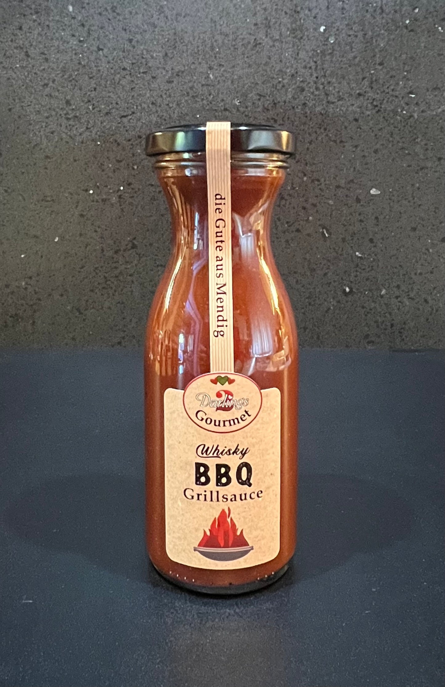 BBQ Sauce mit flambiertem Scotch Whisky