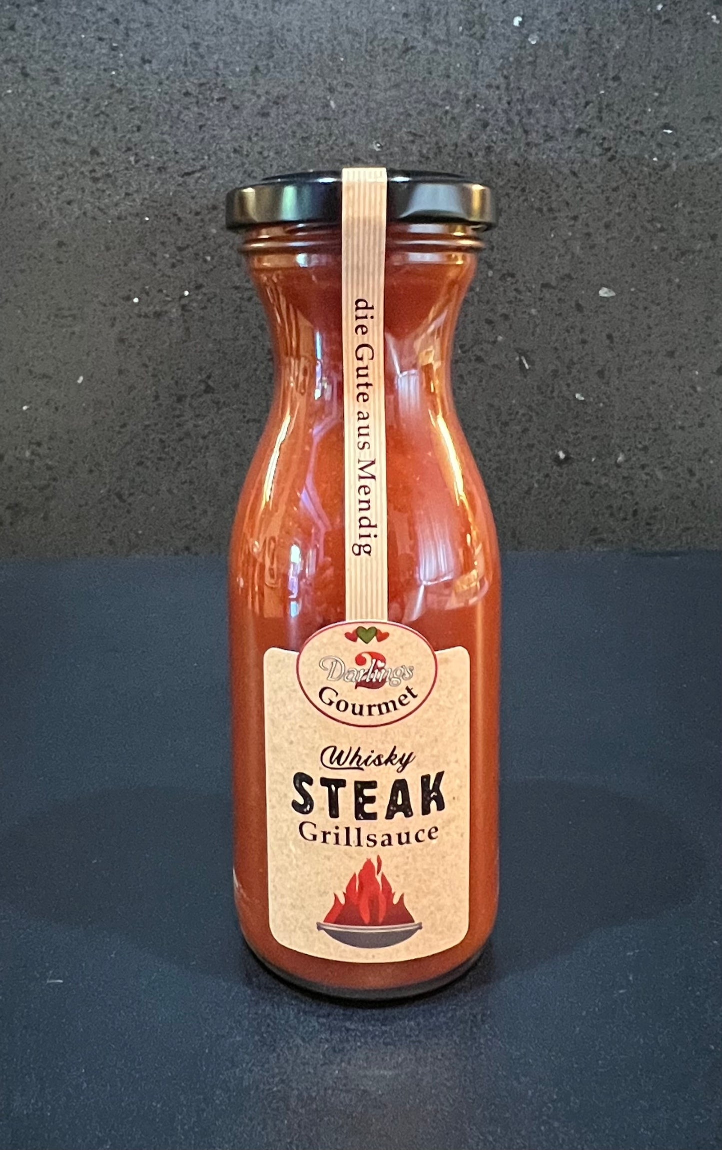 Steaksauce mit flambiertem Whisky